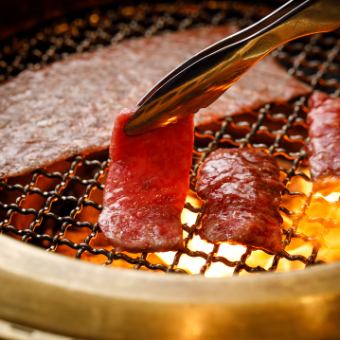 [Iri Course] A simple course to enjoy Dokori's yakiniku, 5 dishes, 120 minutes, all-you-can-drink included, 4,000 yen