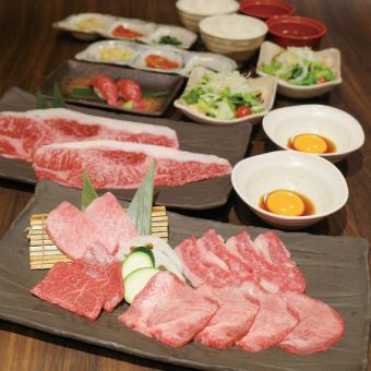 Weekday only: 500 yen off <Irodori Kaisoku> Lunchtime: Enjoy 8 dishes of Kuroge Wagyu beef, including premium and rare cuts