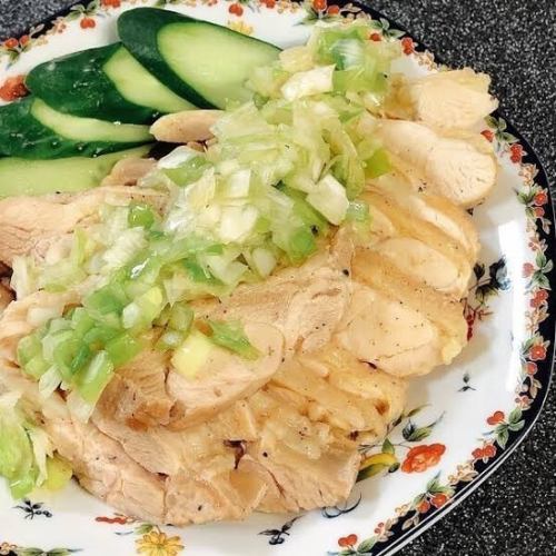 Kanto style steamed chicken