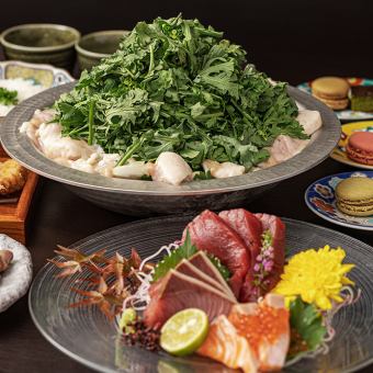 月~木限定【3時間飲放付】旨辛もつ鍋コース (7品) 4,480円