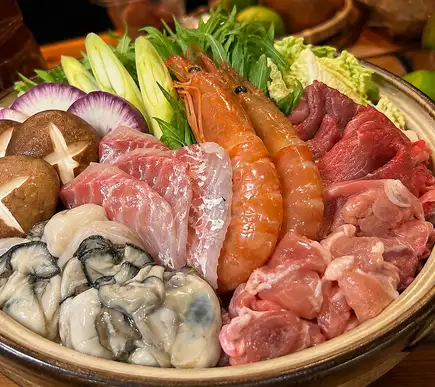 연회에 최적! 5500 엔 야마야 인기 냄비 코스