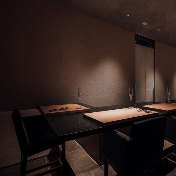 [Counter Private Room Seat] Enjoy your meal in a special seat with the atmosphere of a hideaway.