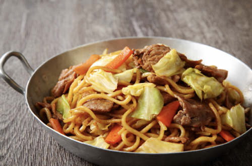 A la carte yakisoba set for 2 people