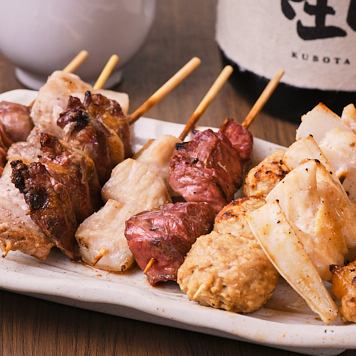 炭火で焼き上げる絶品焼鳥