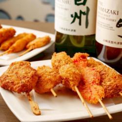 串揚げ5本盛り合わせ