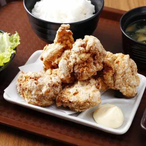 若鶏唐揚げ定食