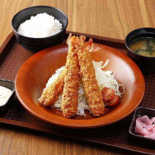 エビフライ定食