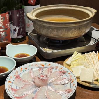 【春季限定】旬の鯛しゃぶを味わう春会席コース 6500円