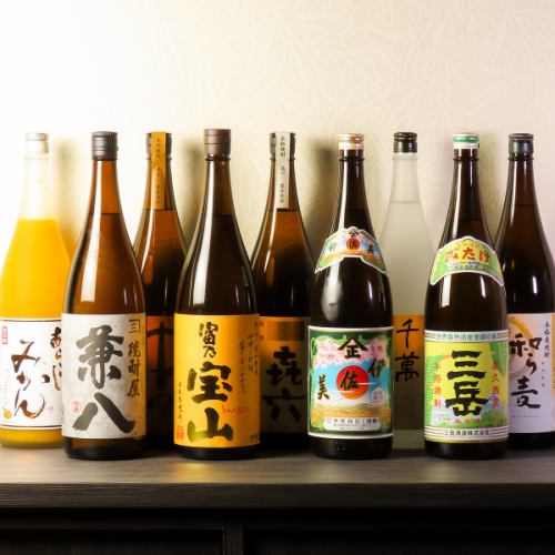 種類豊富な日本酒や焼酎