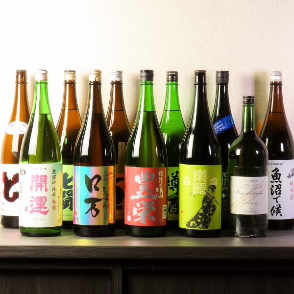 【Find your favorite drink!】We have a wide selection of sake and local brews that pair perfectly with our dishes.