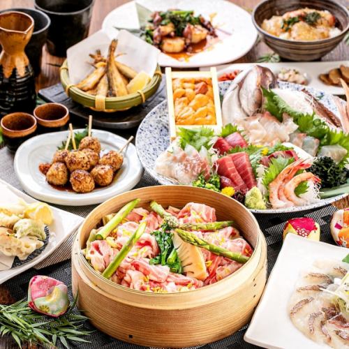 《個室完備◎》宴会コースはすべて飲み放題付き！幹事様に嬉しいクーポンも♪