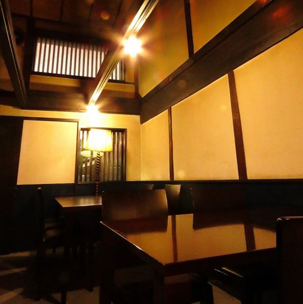 The calm atmosphere that makes use of the atmosphere of an old folk house is an adult hideaway space where you can enjoy your meal quietly ♪
