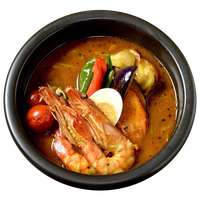 Special shrimp soup curry