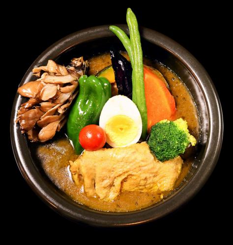 [Takeout number: A6] Chicken and vegetables (natural curry spices)