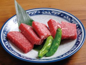 黒毛和牛厚切りミスジステーキ