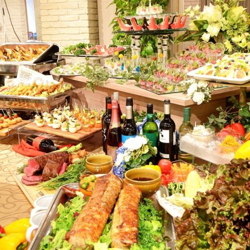 Buffet & all-you-can-drink from 5,000 yen