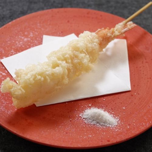 《Fish》 Shrimp tempura with lemon salt