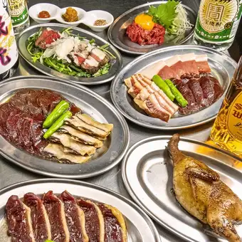 【ジビエDE】肉罠セット+飲み放題￥5,200【大宴会】