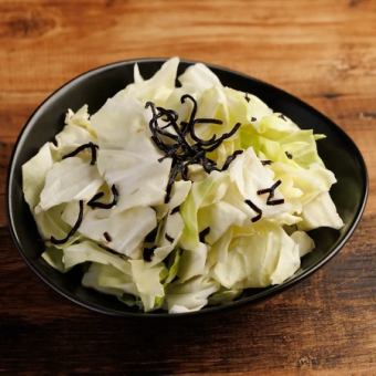 塩昆布キャベツ