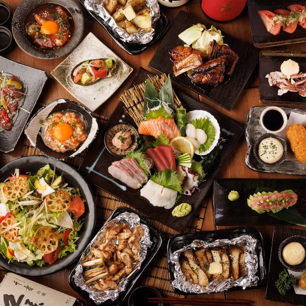 【3時間飲み放題付】揚げ物2種食べ放題×阿波尾鶏や鮮魚の逸品含む『お手軽コース』全7品4810円⇒3980円