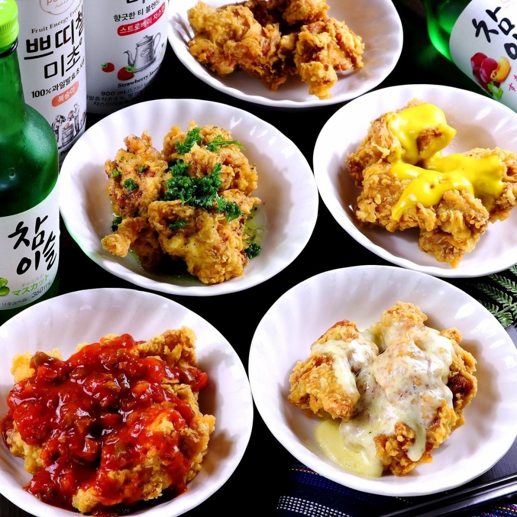 Including the popular Korean chicken! All-you-can-eat Korean food plans start from 4,000 yen★