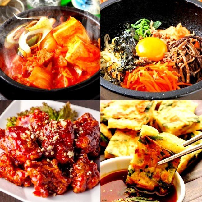 Enjoy as much authentic Korean food as you like!The popular all-you-can-eat and drink menu starts from 4,000 yen