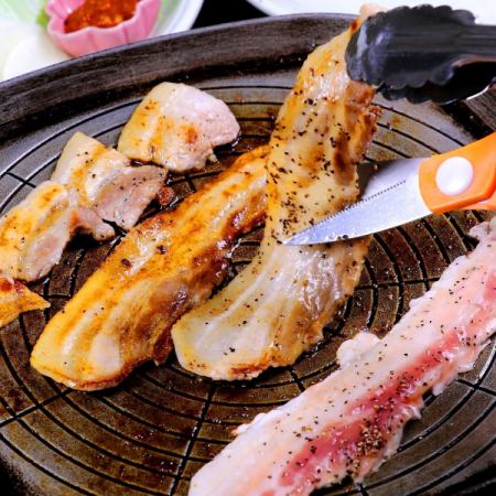 Most popular ★≪Samgyeopsal & classic popular Korean food≫ 2H all-you-can-eat and drink 4,000 yen