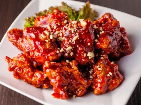 Yangnyeom chicken, fried chicken