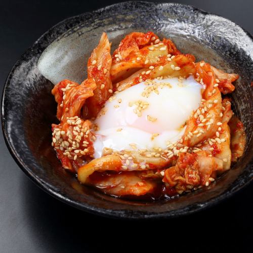 Hot egg kimchi