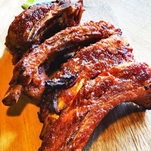 Spice is the key! Barbecue back ribs☆