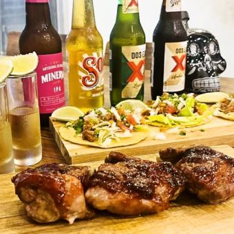  【2H飲み放題付】TQ限定タコライス付！TQパーティーコース全7品5000円→4500円