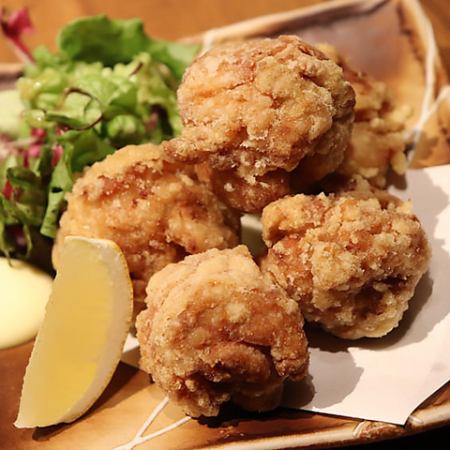 朝〆鶏の塩唐揚げ(4個)