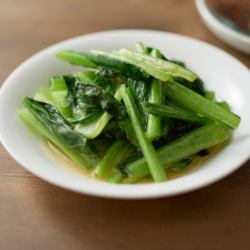 青菜のにんにく炒め