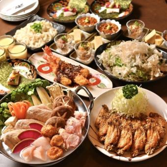 ★ 名古屋コーチン鍋 コース★【100分飲み放題付き】席120分（全8品）