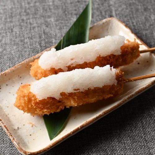 雞肉串配磨碎的白蘿蔔和柚子醋（1串）