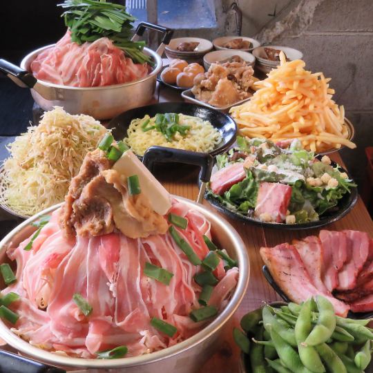 [Miso Chanko Grilled Meat Course] 2H all-you-can-drink included! 3,850 yen (tax included) ⇒ 3,520 yen (tax included)