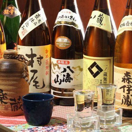 Delicious sake that brings out the flavor of fresh fish