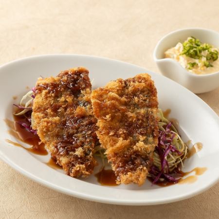 鯵フライ　青唐辛子タルタルソース