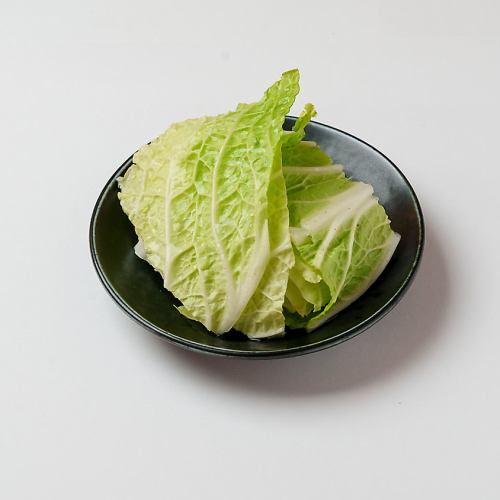 Chinese cabbage additional menu