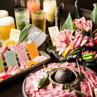 [烤肉]配有大理石紋和牛♪東京歡迎和告別派對！