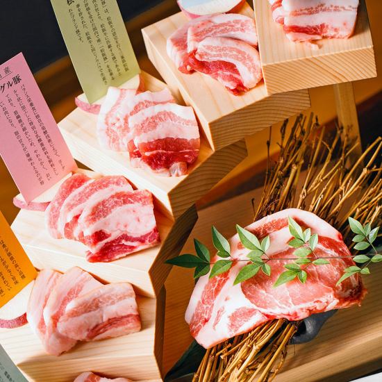 Compare and taste luxurious pork from each region! Featured in a TV magazine