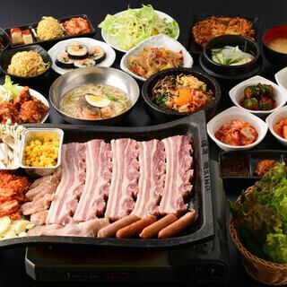 【プレミアム食べ放題コース】サムギョプサルなど60種類以上食べ放題♪
