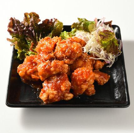 ヤンニョムチキン（韓国風唐揚げ）