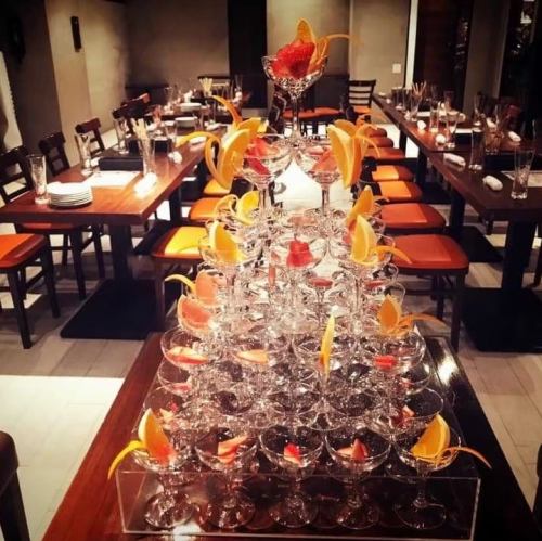 バーならではの非日常空間を演出♪