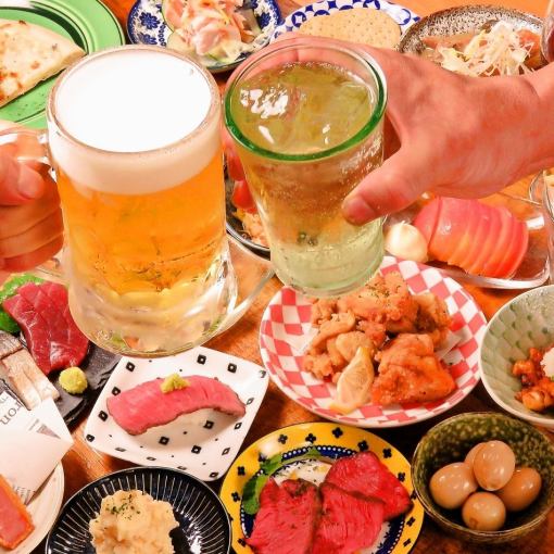102種!!【食べ放題・飲み放題】ノンアルコールカクテル付き食べ飲み満腹コース⇒2480円