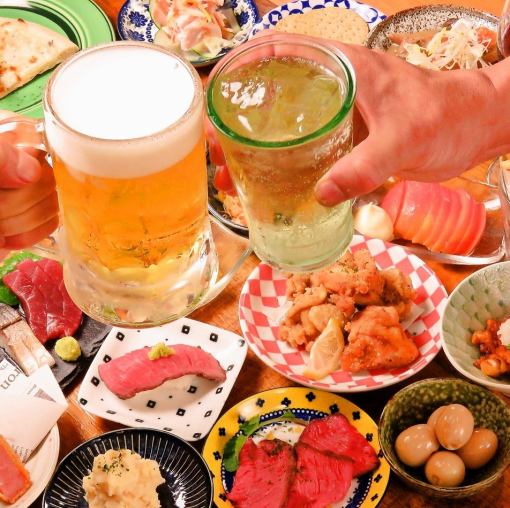 102種!!【食べ放題・飲み放題】ノンアルコールカクテル付き食べ飲み満腹コース⇒2480円