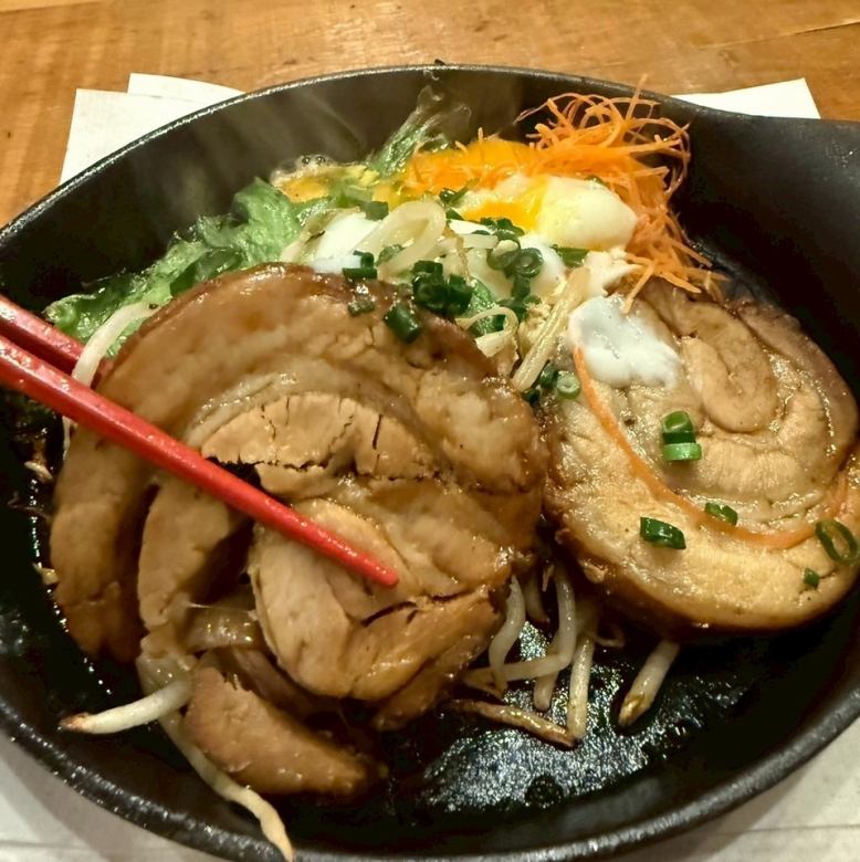 厚切りチャーシュー焼豚