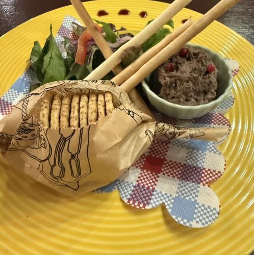 鶏白レバーのパテ