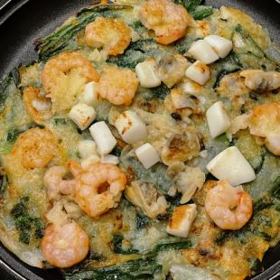 Seafood pancake