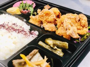 Sakurajima chicken thigh fried lunch box